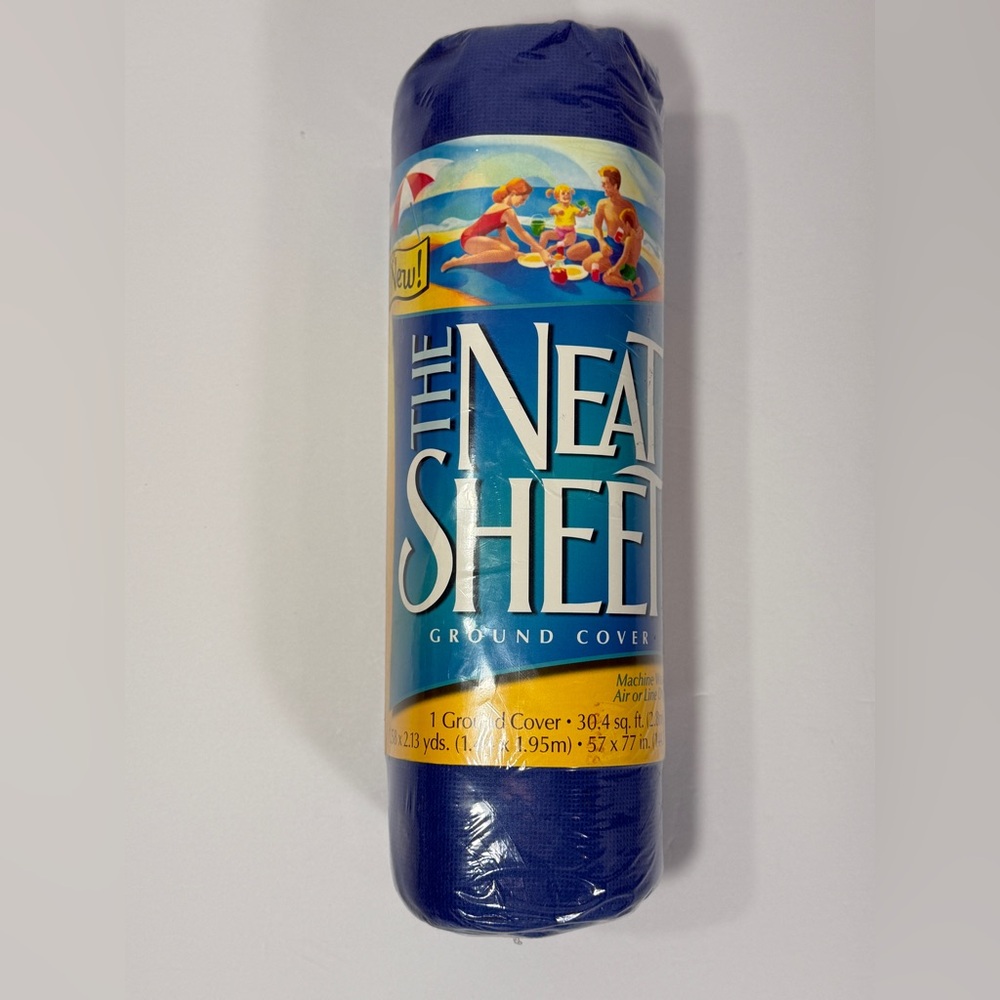 The Neat Sheet 2001 Kimberly-Clark Ground Cover Blue 57 x 77 LARGE Sealed NEW